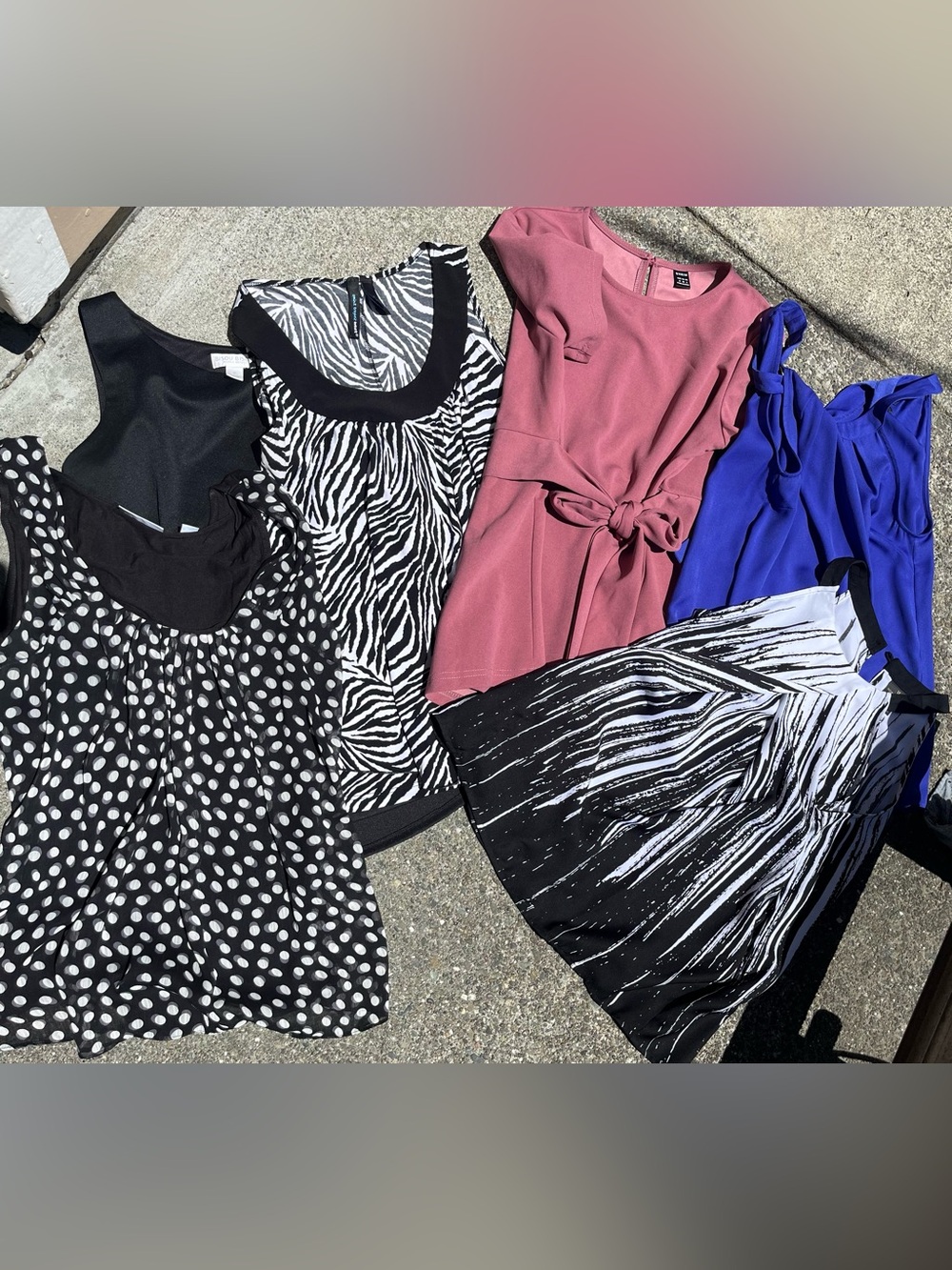 Mauve Tie-Waist Top and 5 More